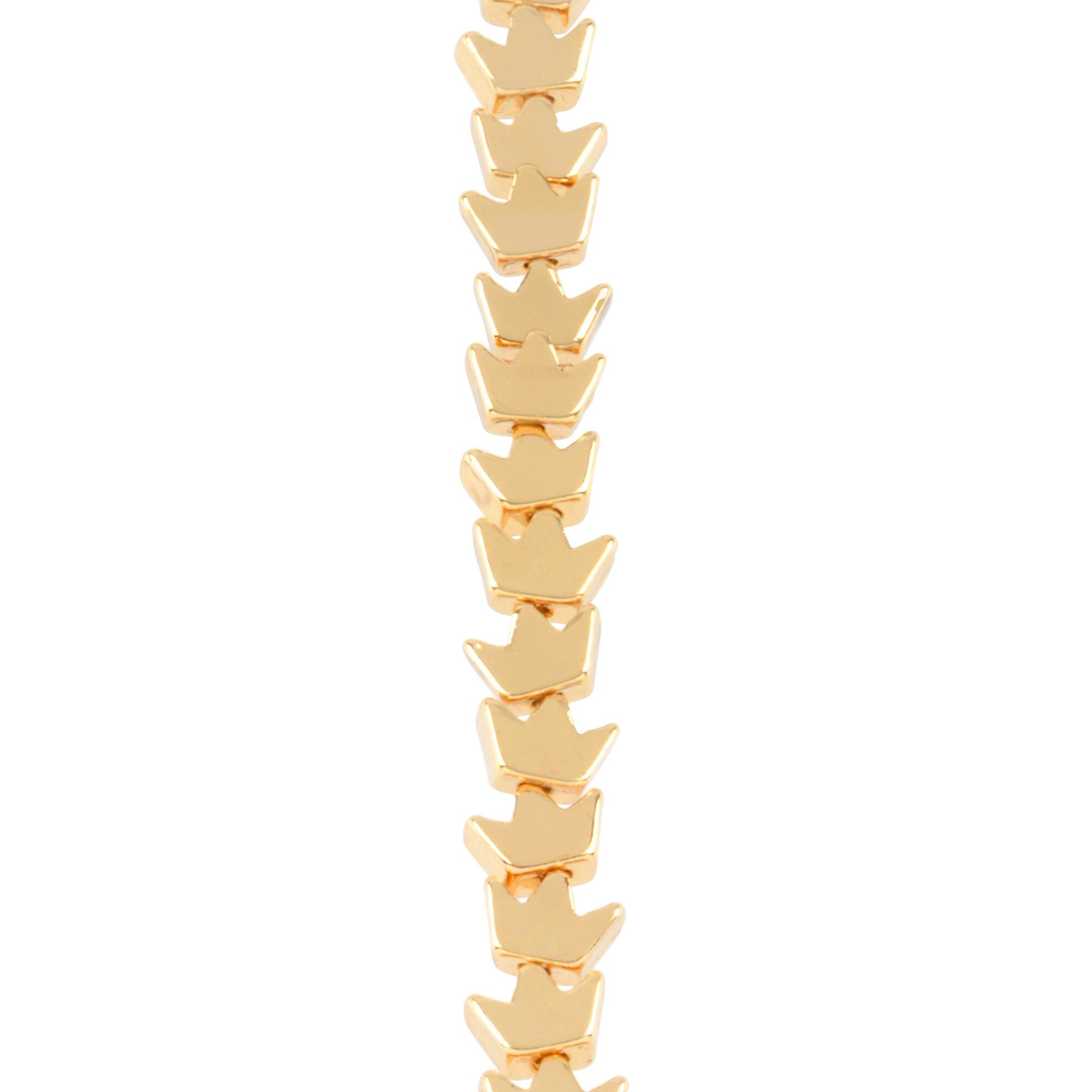 Gold Crown Beads, 7mm by Bead Landing™